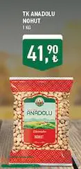 TARIM KREDİ BİRLİK ANADOLU NOHUT 1 KG TARIM KREDİ BİRLİK ANADOLU NOHUT 1 KG